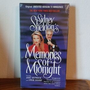 Sidney Sheldon's Memories of Midnight VHS Starring Jane Seymour